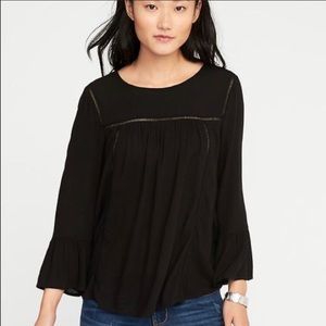Old Navy Flowy Black Top